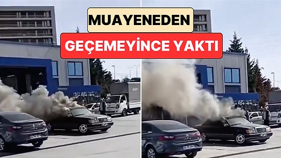 Tuzla'da Bir Adam Muayeneden Geçemeyen Aracını Ateşe Verdi