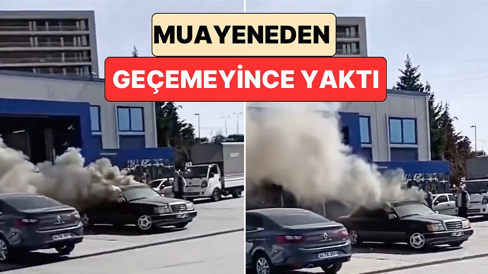 Tuzla'da Bir Adam Muayeneden Geçemeyen Aracını Ateşe Verdi