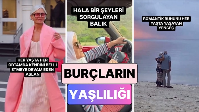 Bir Astrolog Burçların Yaşlılık Hallerini Temsili Videolarla Gösterdi