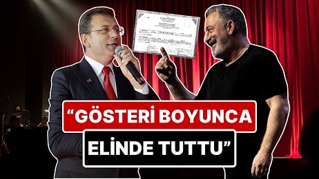 Cem Yılmaz'dan Ekrem İmamoğlu'nun Diploma Tartışmasına Sahneden Bomba Gönderme!