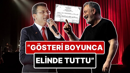 Cem Yılmaz'dan Ekrem İmamoğlu'nun Diploma Tartışmasına Sahneden Bomba Gönderme!