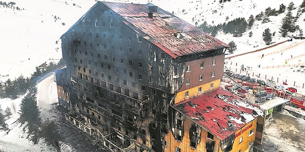 Bolu’daki en gözde tatil merkezlerinden biri olan Kartalkaya’daki Grand Kartal Otel’de 21 Ocak günü korkunç bir yangın çıkmıştı.