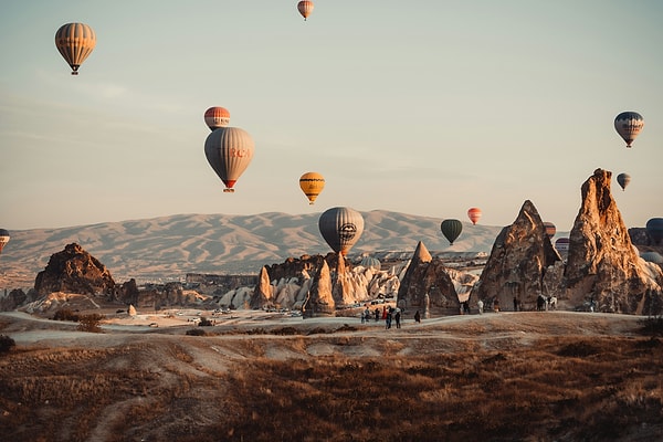 1. Cappadocia: A fairytale land of rock formations and hot air balloons