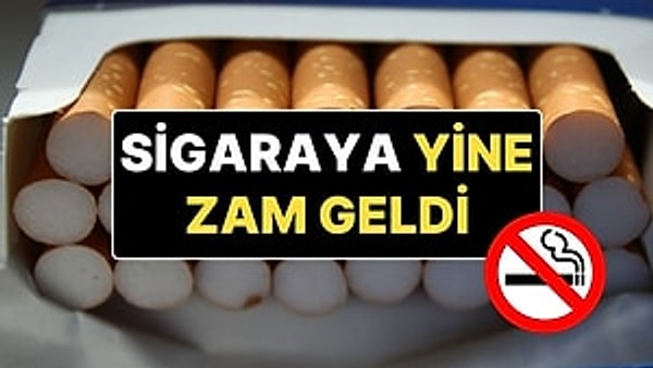 Sigarada maktu vergi tutarının 8,39 liradan 10,50 liraya yükseltilmesinin ardından bir sigara grubuna daha zam haberi geldi.