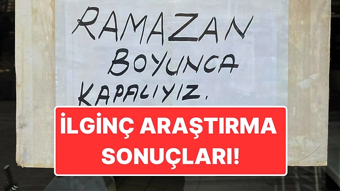 Konda’nın Ramazan Ayı Araştırması: "Lokantalar İftara Kadar Kapansın" Diyenlerin Oranında Düşüş