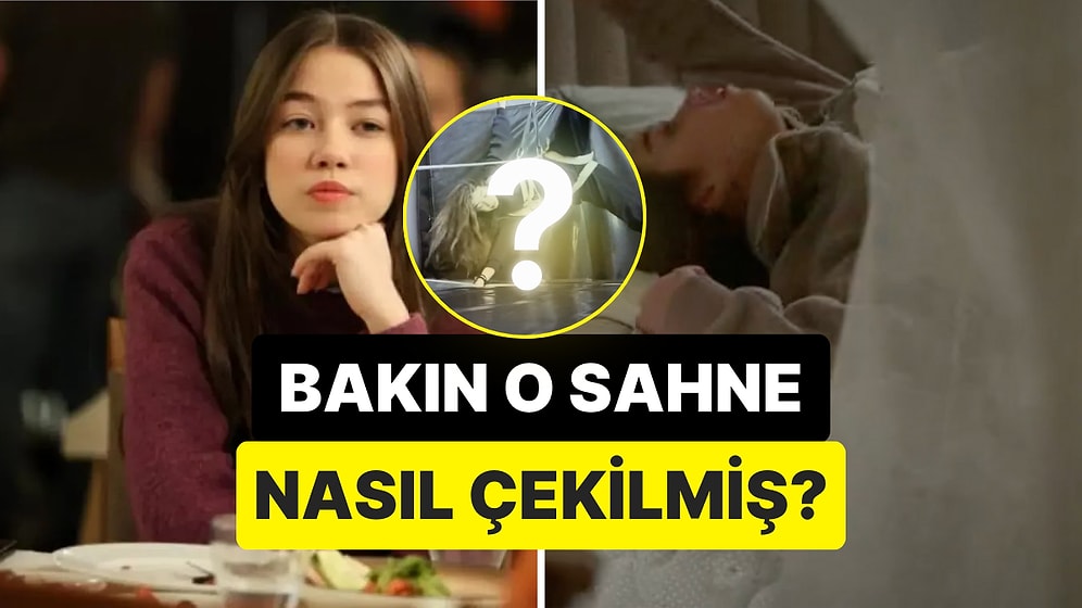 Bahar'ın 'Umay'ı Alisa Sezen Sever 'Bunu Nasıl Çekmişler?' Dedirten Sahnenin Kamera Arkasını Paylaştı!