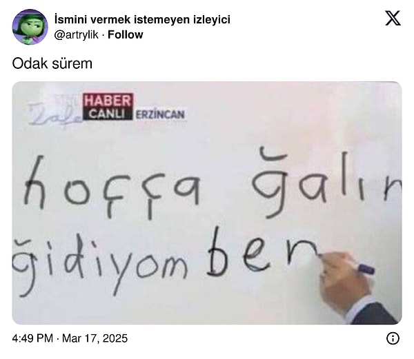 Zaten 2 saniye falandı 😶