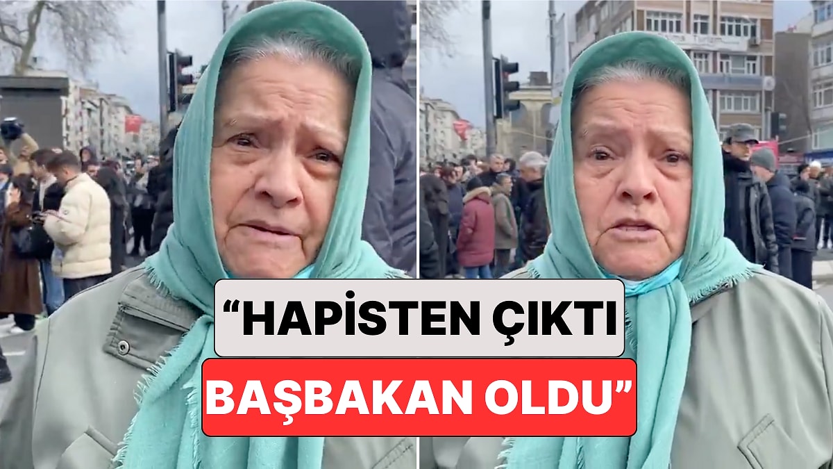 İmamoğlu&apos;na Destek Olmak İçin Vatan Caddesi&apos;ne Giden Teyze: Saray&apos;da Emir Veriyor, İnsanlara İşkence Ediyor"