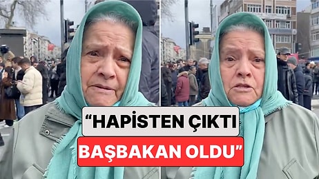 İmamoğlu'na Destek Olmak İçin Vatan Caddesi'ne Giden Teyze: Saray'da Emir Veriyor, İnsanlara İşkence Ediyor"