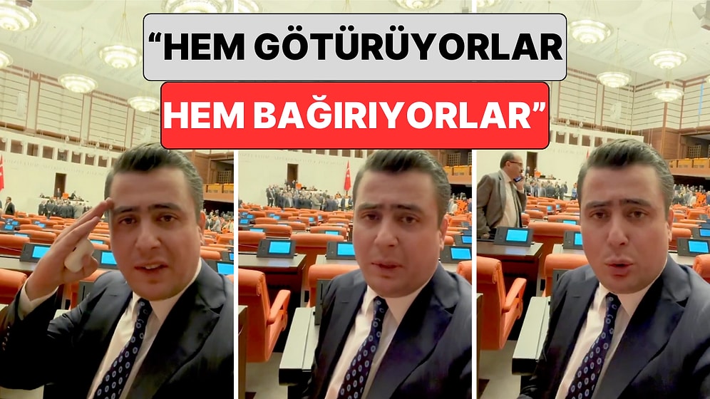 Osman Gökçek CHP'li Vekillerin Protestosu Sırasında Video Çekti: "CHP'lilerde Yeni Huy Gelişti"