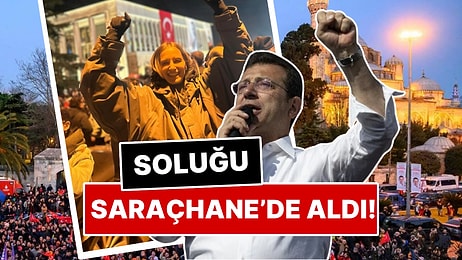 Soluğu Saraçhane'de Aldı: Didem Soydan, İmamoğlu Gözaltısına Tepkisini Sokaktan Gösterdi