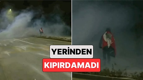 ODTÜ'de Bir Öğrenci Sıkılan Biber Gazına Rağmen Yerinden Kıpırdamadı