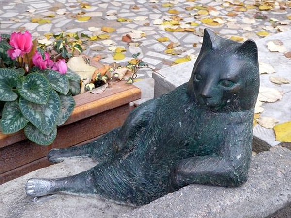 Tombili statue in Karaköy