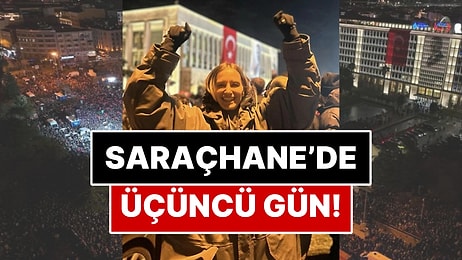 Saraçhane'de Üçüncü Gün: İlk Günden Beri İmamoğlu'na Destek Gösteren Didem Soydan Yine Sokaktaydı!