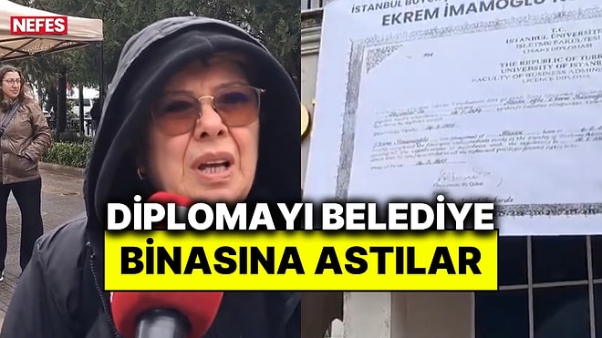 Artvin Hopa’da Belediye Binasına İmamoğlu’nun Diploması Asıldı: Vatandaşlar Gözaltı Sürecine Sitem Etti