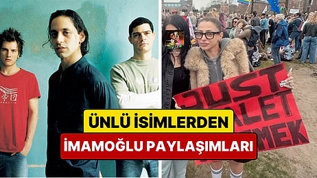 Ekrem İmamoğlu’nun Gözaltına Alınmasının Ardından Ünlülerin Paylaşımları