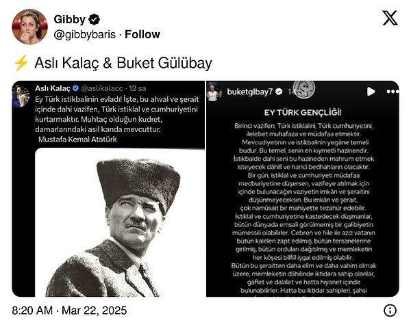 Aslı Kalaç (X) & Buket Gülbay