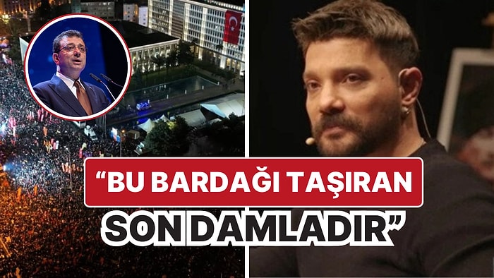 Oğuzhan Uğur Protestolardan Bildirdi: "Belli ki Bardak Dolu"