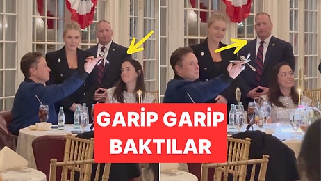 Garip Garip Baktılar: Elon Musk Katıldığı Davette Bi' Tuhaf Yeteneğini Sergiledi