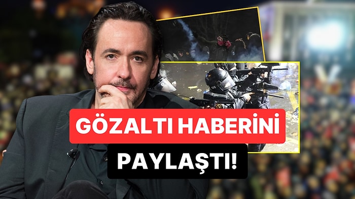 Dünyaca Ünlü Oyuncu John Cusack 'İmamoğlu Protestoları' Kapsamında Bir Paylaşımda Bulundu!