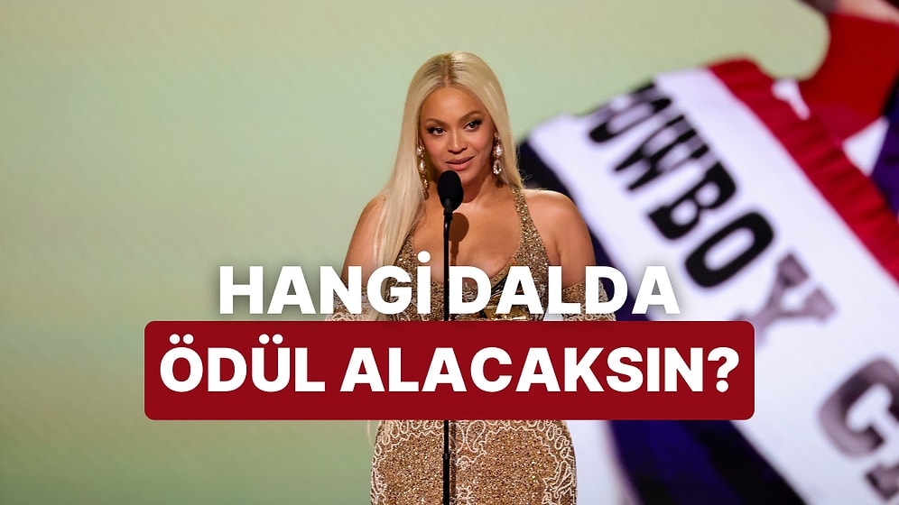 Ünlü Bir Şarkıcı Olsan Hangi Dalda Ödül Alırdın?