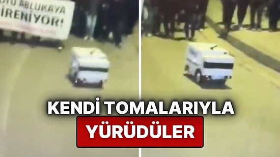 ODTÜ Öğrencilerinden İlginç Protesto: Kendi Yaptıkları Toma ile Beraber Yürüdüler
