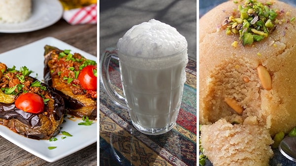 Karnıyarık - Ayran - İrmik Helvası!