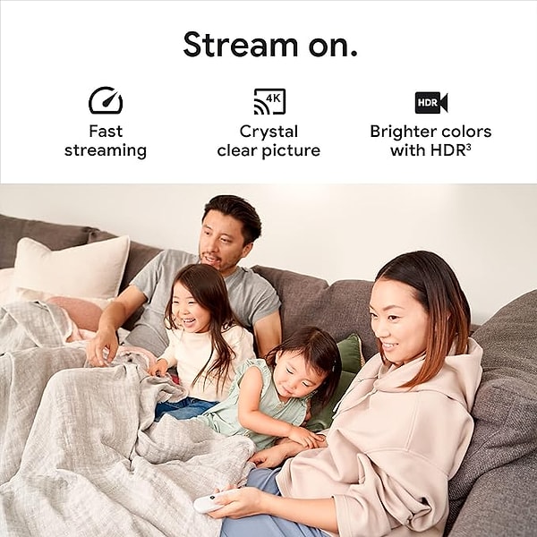 Google TV (4K) Özellikli Chromecast