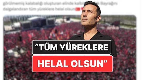 Mustafa Sandal'dan CHP'nin Maltepe'de Düzenlediği Mitinge Destek