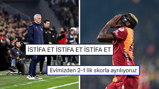 Fenerbahçe ve Galatasaray Taraftarından Takımlarına Tepkiler