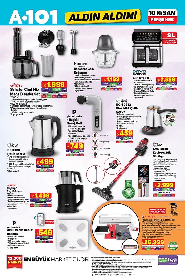 Schafer Chef Mix Mega Blender Set 1.999 TL