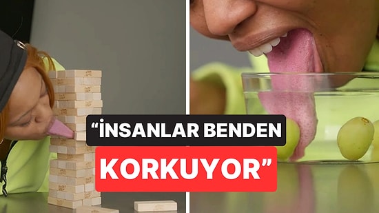 Diliyle Kaşık Kaldırıyor, Burnuna Dokunuyor: 9 Santimetrelik Diliyle Dünyanın En Uzun Dilli Kadını