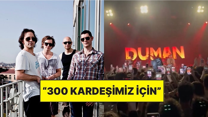 Duman Grubu İstanbul Konserinde Tutuklanan Gençler İçin “Eyvallah” Şarkısını Söyledi