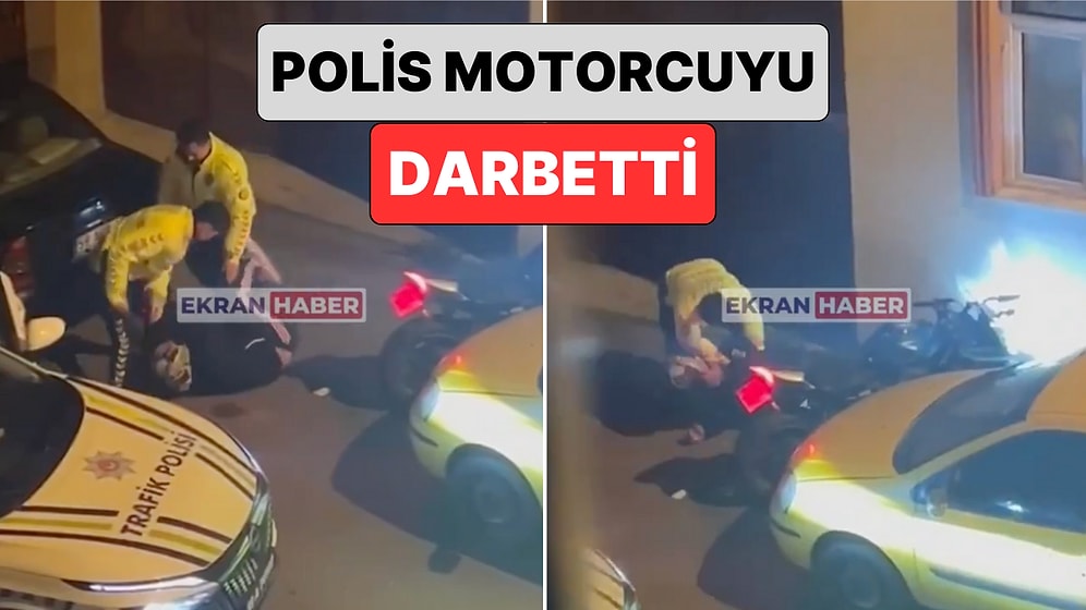 Çorlu'da Bir Polis Ehliyetsiz Olduğu ve Kaçmaya Çalıştığı İddia Edilen Motorcuyu Darbetti