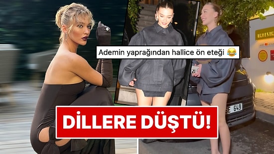 Melisa Döngel'in İlginç Tasarımlı Eteği Sosyal Medya Kullanıcılarının Diline Düşmekten Kurtulamadı!