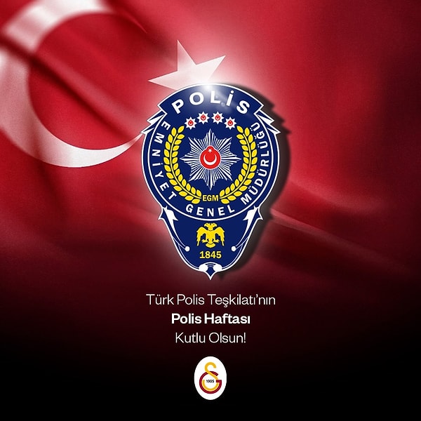 Galatasaray, Polis Haftası'nı kutladı
