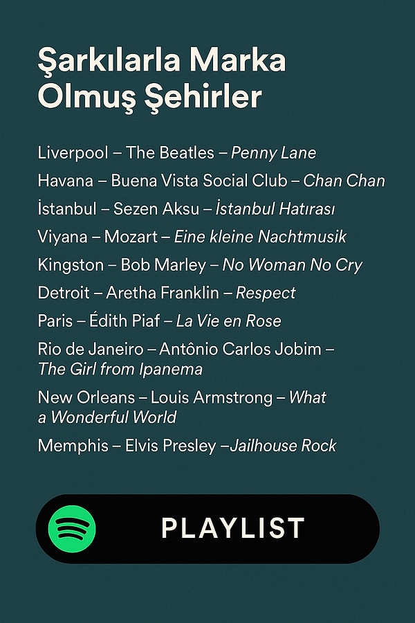 Bu Şehirlerin Hepsi Bir Playlist’te Buluşur