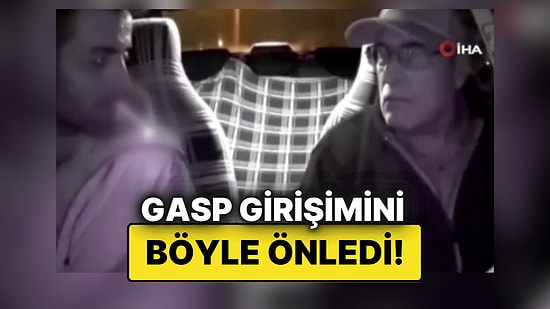 Dikkati Sayesinde Canını Kurtardı: Konya’da Taksici Gasp Girişimini Biber Gazıyla Önledi