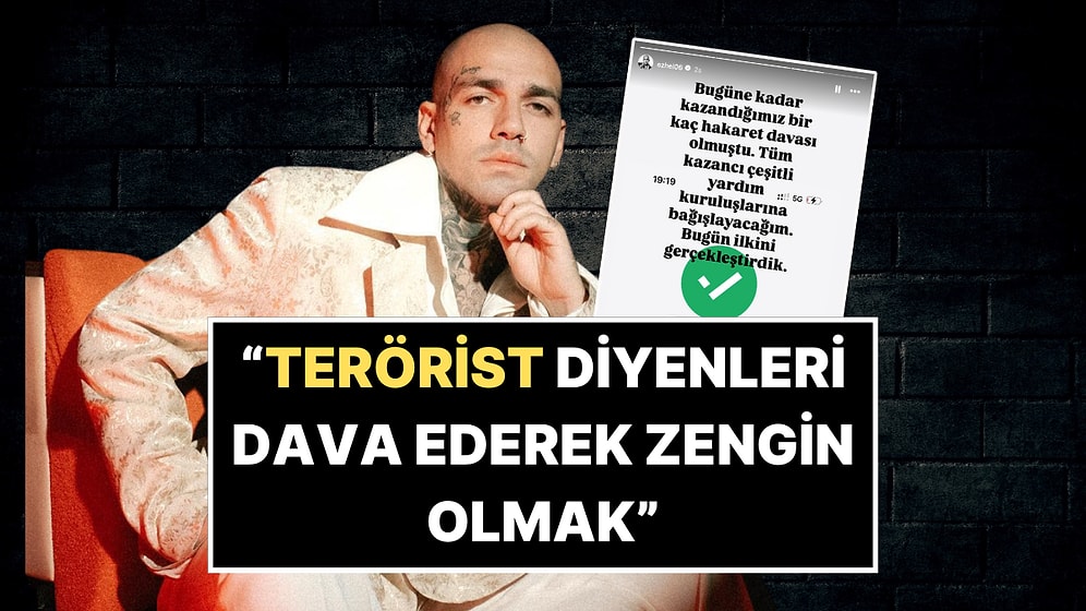 Ünlü Rapçi Ezhel, Hakaret Davalarından Kazandığı Tazminatı Yardım Kuruluşlarına Bağışladı