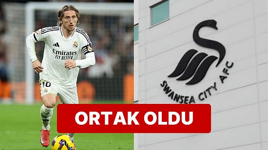 Real Madrid'in Yıldızı Luka Modric, Swansea'ya Ortak Oldu