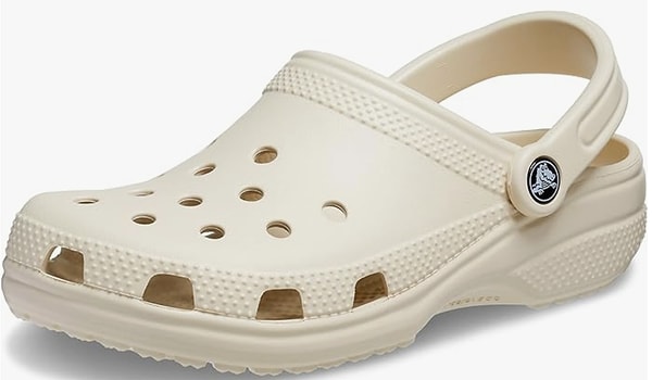 4. Amazon fırsatı! Crocs 10001 Classic Krem Unisex Terlik