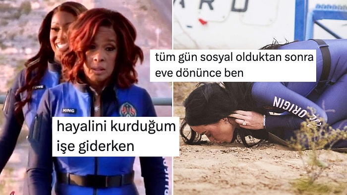 Katy Perry'nin 10 Dakikalık Uzay Yolculuğunun Kendisinden Uzun Süren Goygoyu