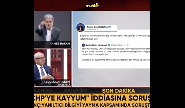 "İşte bu tür şarlatanlara geçit verilmemeli." diyen Hakan, "Ankara Savcılığı, 'korunaklı değilsin, sen bir şarlatansın' dedi bu adama." diyerek tepki gösterdi.