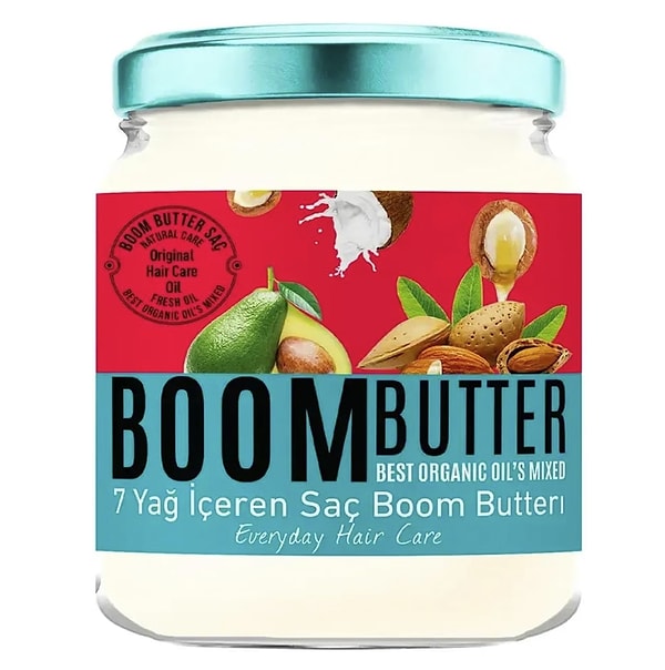 Boom Butter Saç Bakım Yağı, Yoğun Besleyici