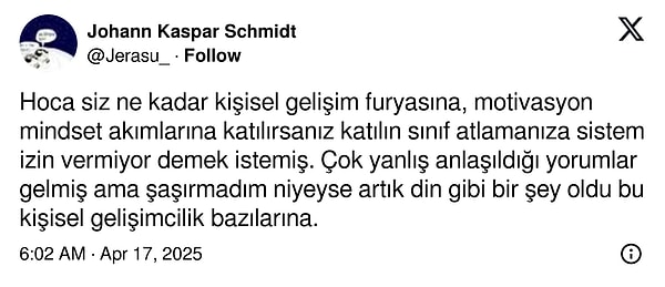 Kendisine katılanlar kadar...
