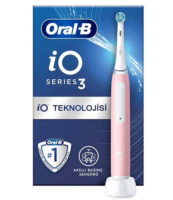Oral-B iO - 3 Pembe Şarjlı/Elektrikli Diş Fırçası