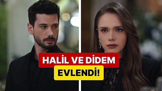 Hudutsuz Sevda'da Halil ve Didem'in Evliliği Sosyal Medyanın Gündeminde!