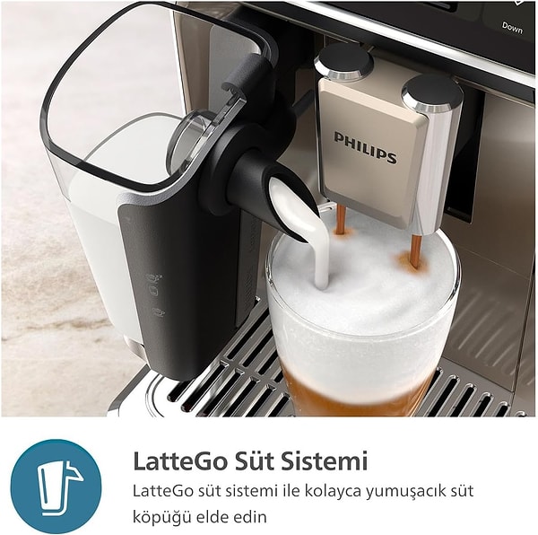 Philips 5500 Serisi LatteGo Tam Otomatik Espresso Makinesi Görseli