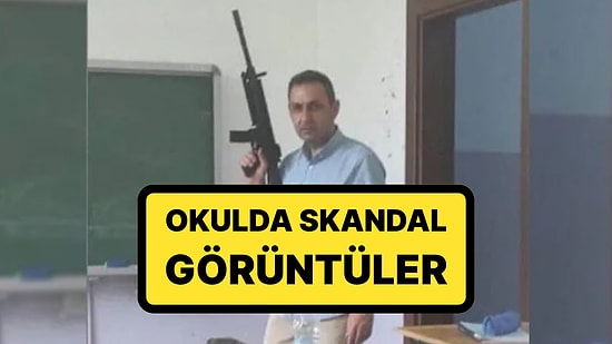 Okula Tüfekle Gelen Müdür Yardımcısı, Sosyal Medyada Gündem Oldu: İnceleme Başlatıldı