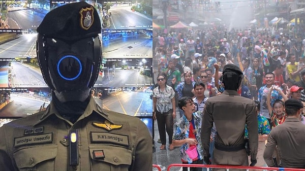Tayland Kraliyet Polisi, 16 Nisan’da Facebook üzerinden yaptığı bir açıklamayla ülkenin ilk AI destekli polis robotunu tanıttı.